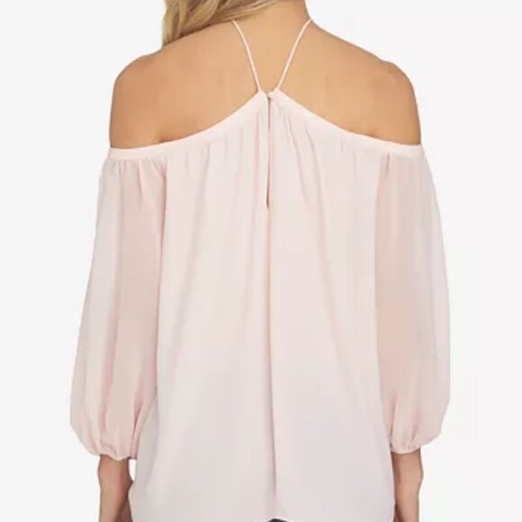 ***SOLD*** 1. State Women's Off-The-Shoulder Halter Neck Blouse Size XL - Picture 4 of 11